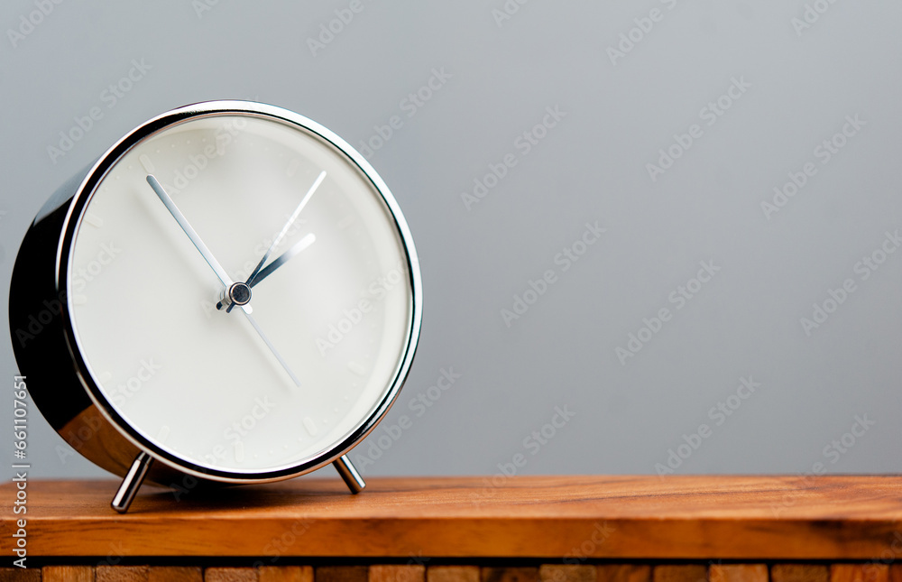 Alarm clock, modern clock, work with time, appointments, punctuality
