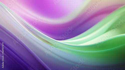 Abstract light green soft waves background