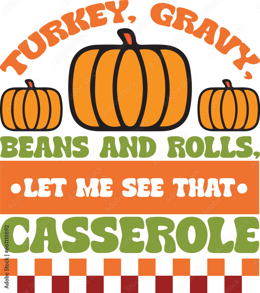 Thanksgiving Retro Design Thanksgiving Retro Design
