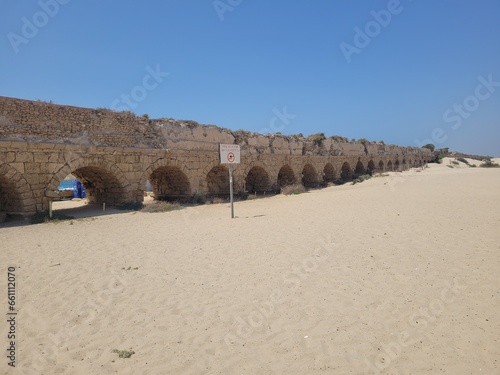 Ancient aqueducts photo