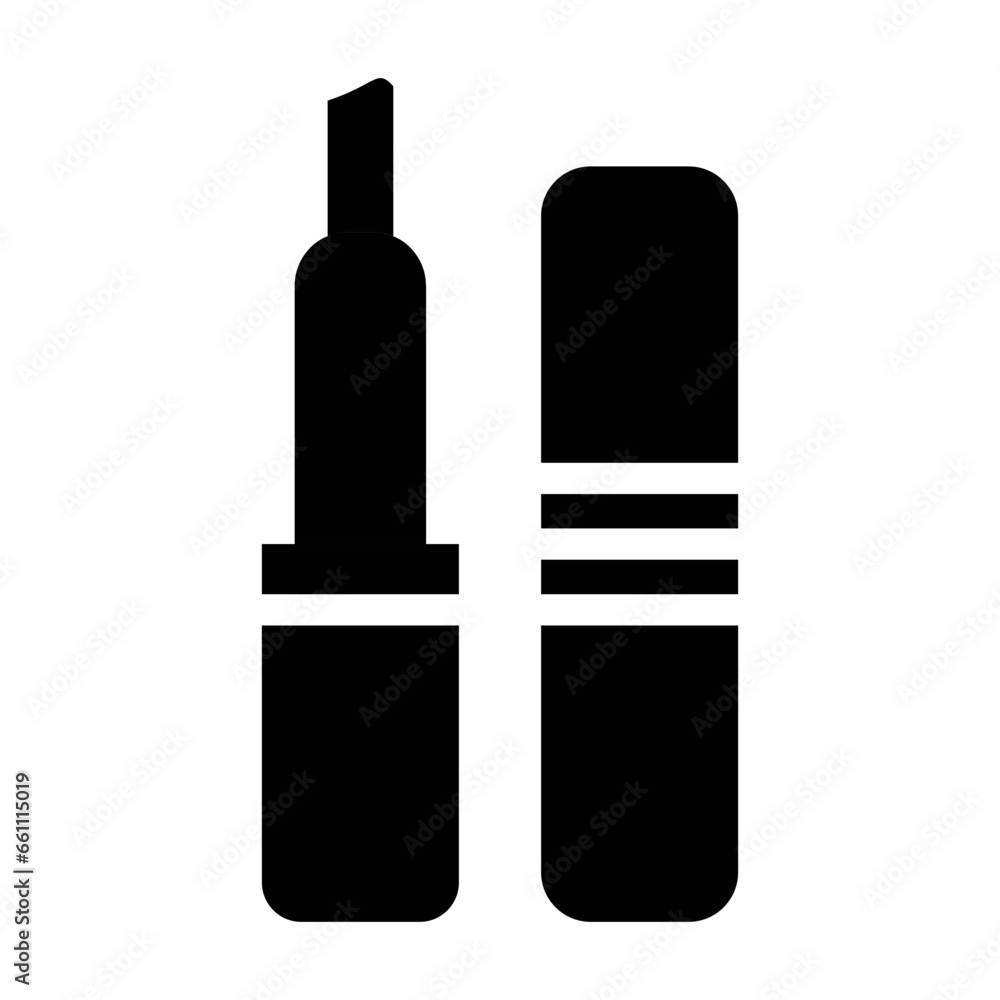 lipstick gliph icon lipstick gliph icon
