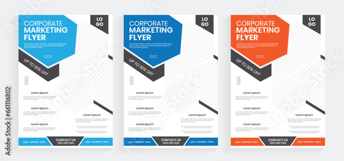 Professional A4 size corporate agency clean flyer design, abstract creative business flyer design, A4 promotional marketing corporate flyer design, advertisement vector paper sheet, handout design