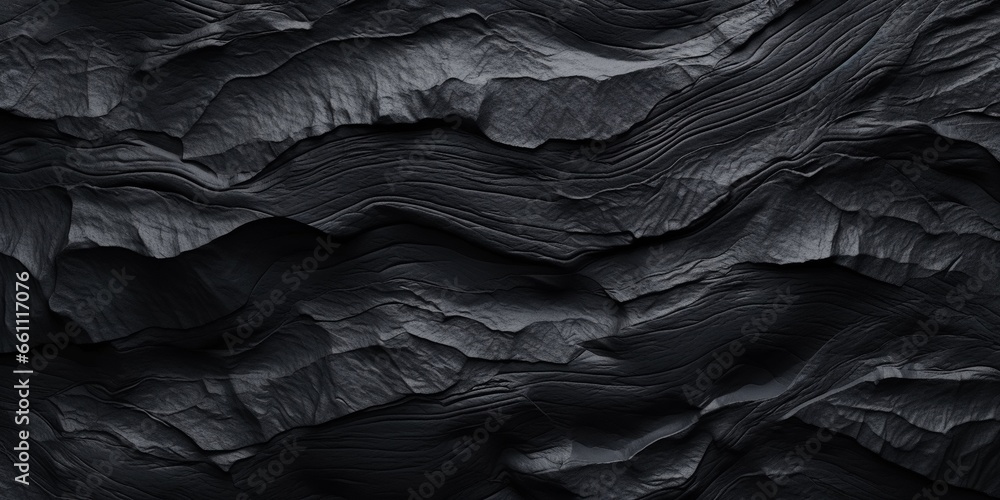 Obraz premium Black rock background. Dark gray stone texture. Black grunge background. Mountain close-up. Distressed backdrop.