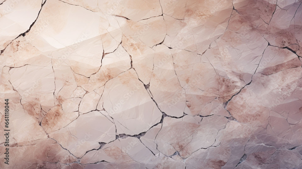 Naklejka premium 3D Rendered White Marble, Featuring a Weathered Graphite Stone Pattern with Elaborate Polygonal Line Cracks and Dynamic Cracking Effects, Ideal for Creative Projects, Interior Design, Digital Art, 