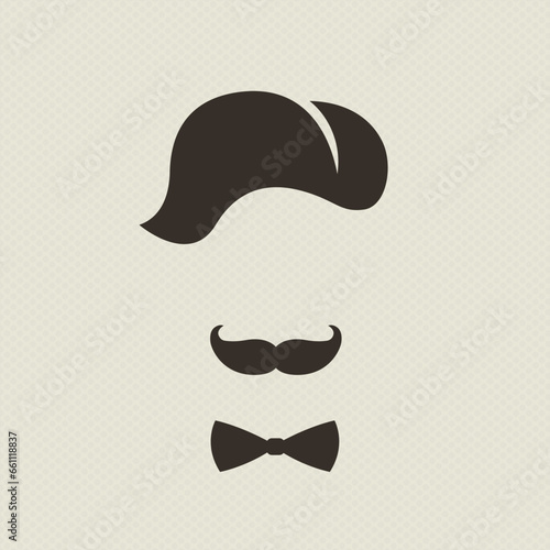 silhouette of men vector illistration