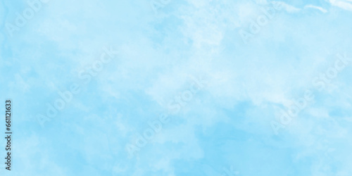Vector realistic skyscape with tiny clouds, small and large clouds alternating and moving slowly on cloudy winter morning blue sky, white cloud and clear blue Abstract sky in sunny day with clouds.