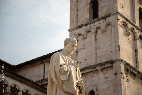 Statue in front of Cathedral