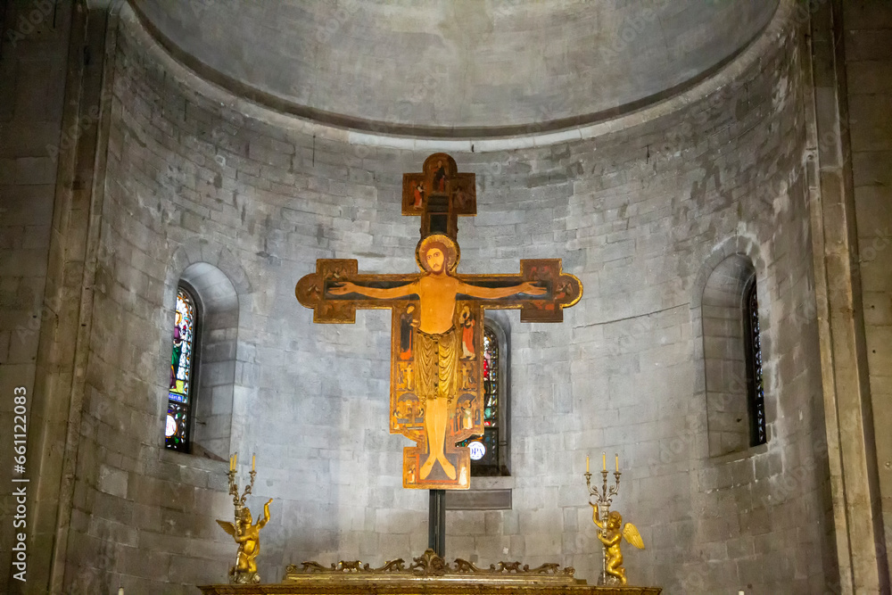 Big crucifix in Lucca Cathedral