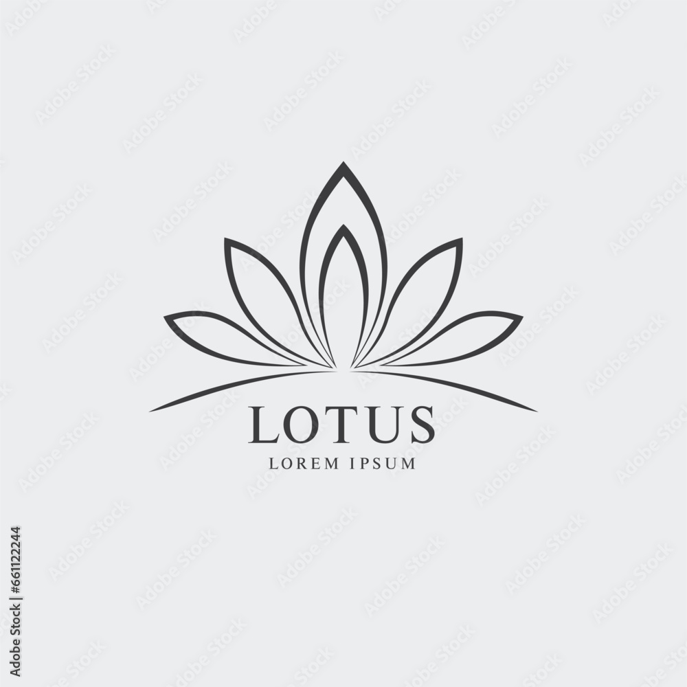 spa beauty logo layout design spa beauty logo layout design