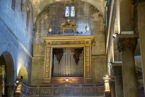 Great organ in an ancient church