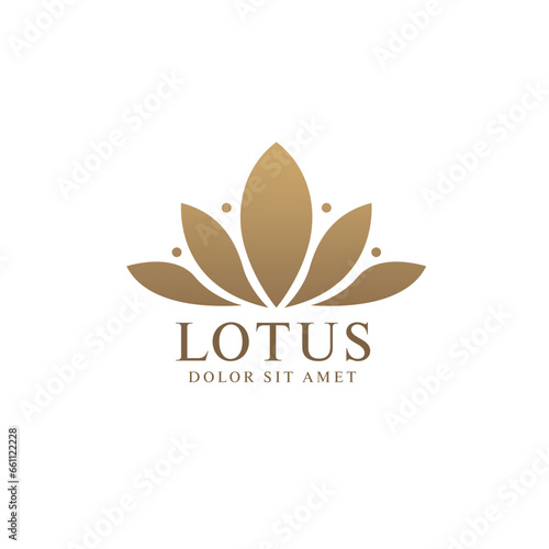 spa beauty logo layout design