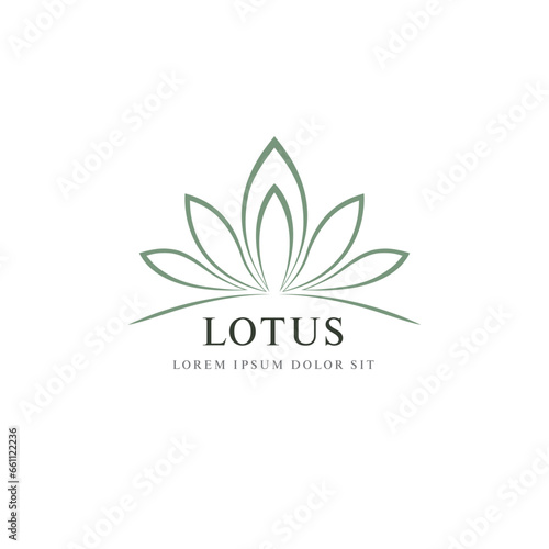 spa beauty logo layout design