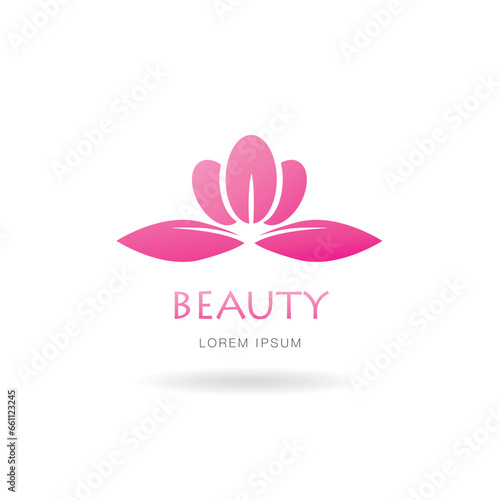 spa beauty logo layout design