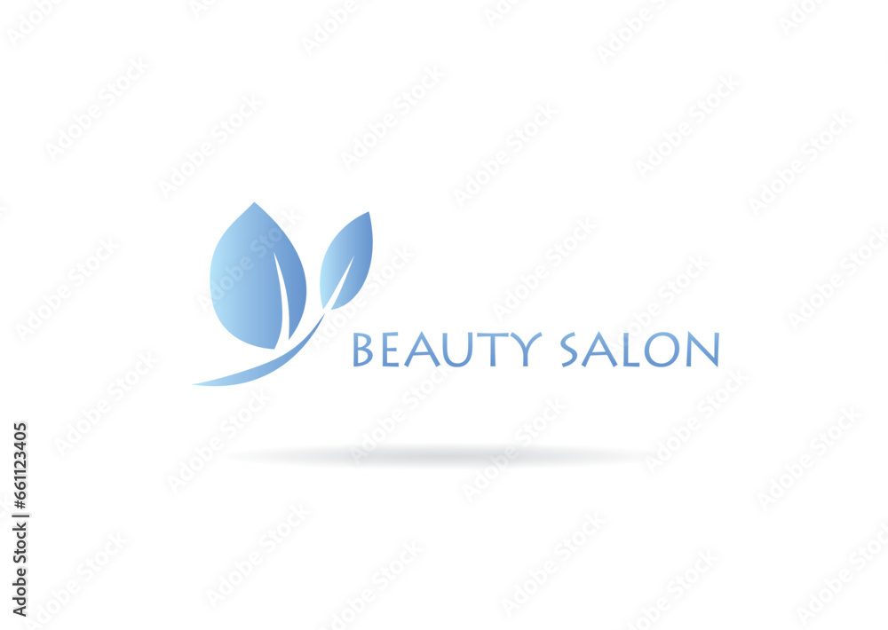 spa beauty logo layout design