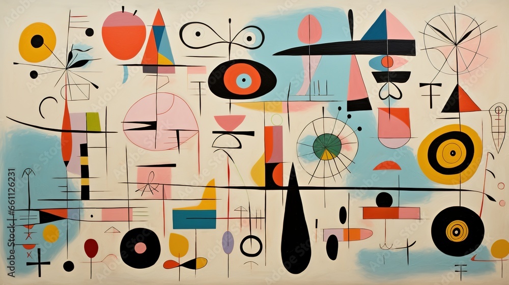 Obraz premium Generative AI, abstract painted colorful background, graffiti street art style