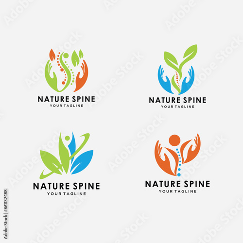 modern set of bone health logos