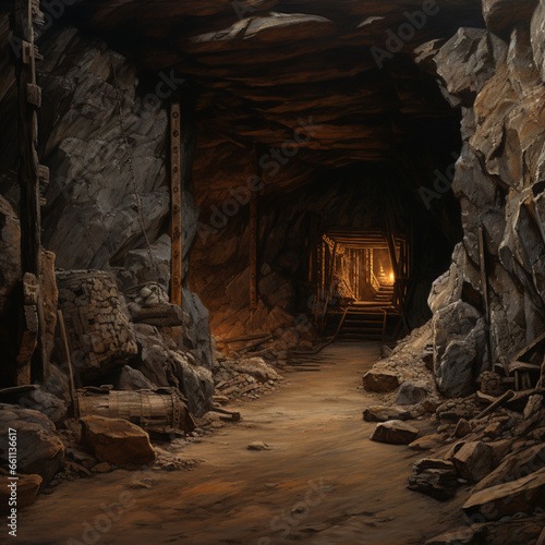Entrance of a mine.