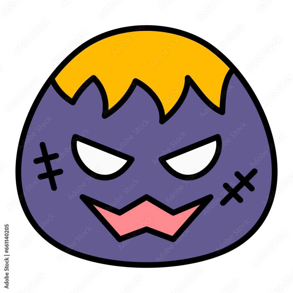 Monster Face Icon Monster Face Icon