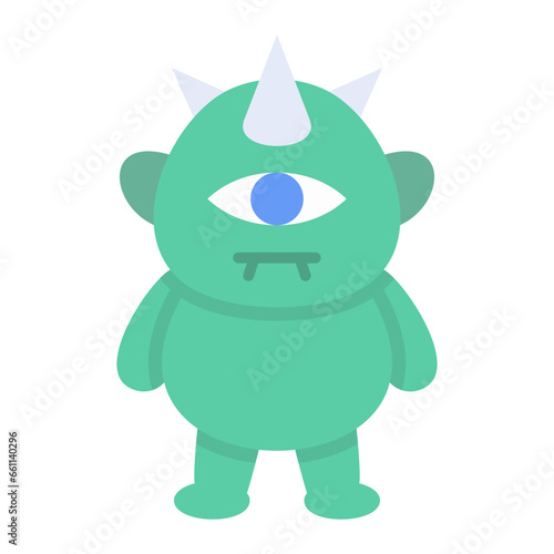 Cyclop Monster Icon