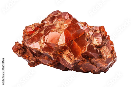 Copper Elegance A Natural Nugget on isolated background