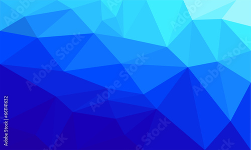 abstract blue triangle background Vektor polygonal mosaic crystal