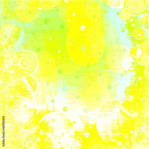 Yellow texture square background with copy space for text or image, Usable for banner, poster, Ad, events, party, sale, celebrations, and various design works