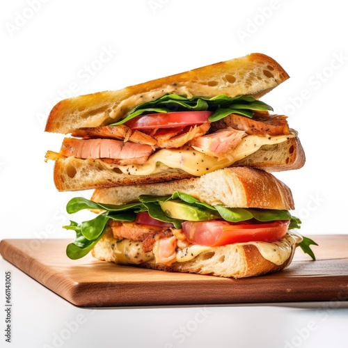 Bagel Sandwich w Salmon