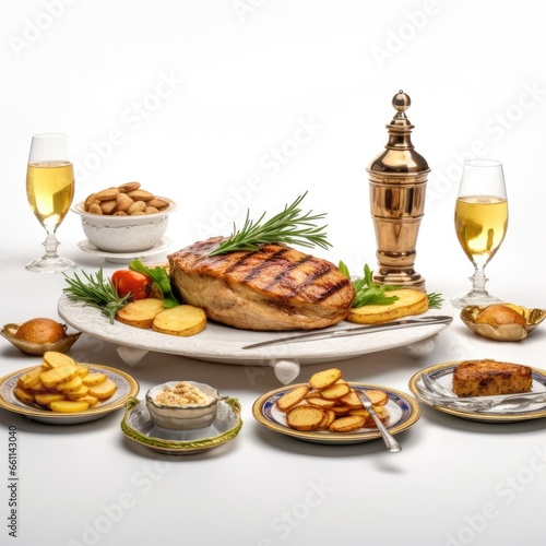 Banquet Set with Veal Medallion