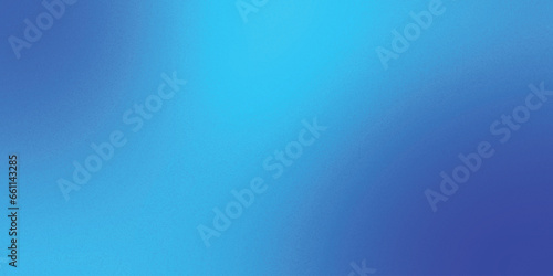 Blue grainy gradient background, noise texture gradient effect