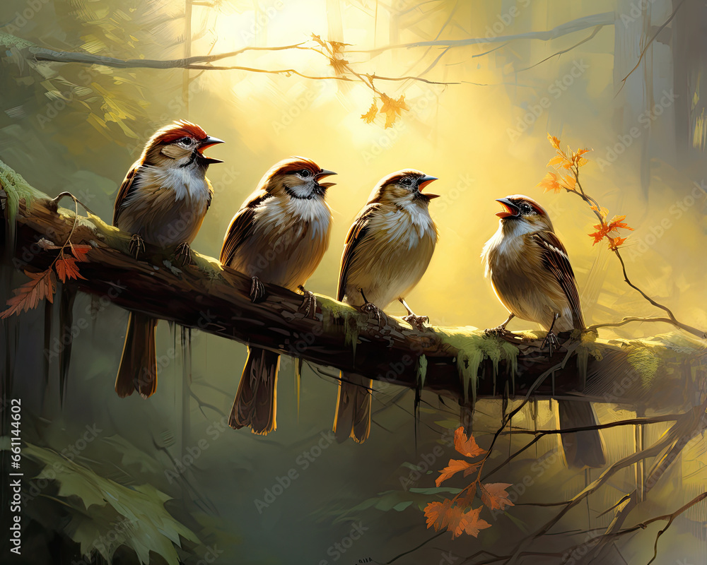 The Singing Sparrows