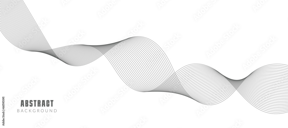 Abstract wave element for design. Digital frequency track equalizer. Stylized line art background. Vector illustration. Wave with lines created using blend tool. Curved wavy line, smooth stripe. Abstract wave element for design. Digital frequency track equalizer. Stylized line art background. Vector illustration. Wave with lines created using blend tool. Curved wavy line, smooth stripe.