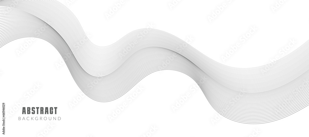 Abstract wave element for design. Digital frequency track equalizer. Stylized line art background. Vector illustration. Wave with lines created using blend tool. Curved wavy line, smooth stripe. Abstract wave element for design. Digital frequency track equalizer. Stylized line art background. Vector illustration. Wave with lines created using blend tool. Curved wavy line, smooth stripe.