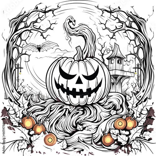 Wallpaper Mural Halloween bat holding pumpkin with candies Torontodigital.ca