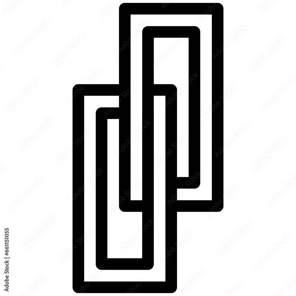 Link icon flat vector illustration Link icon flat vector illustration