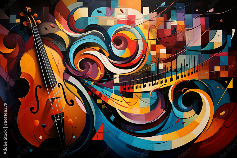 abstract music background