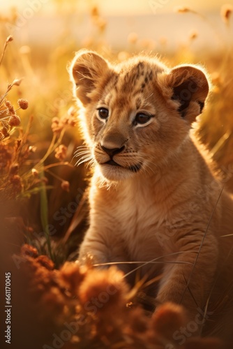 Joyful Moments Among Lions - AI Generated © AnimalAI