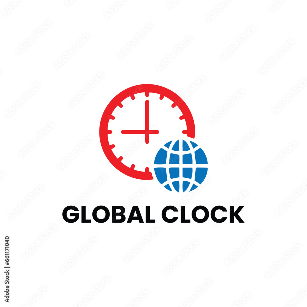 world time logo design vector world time logo design vector