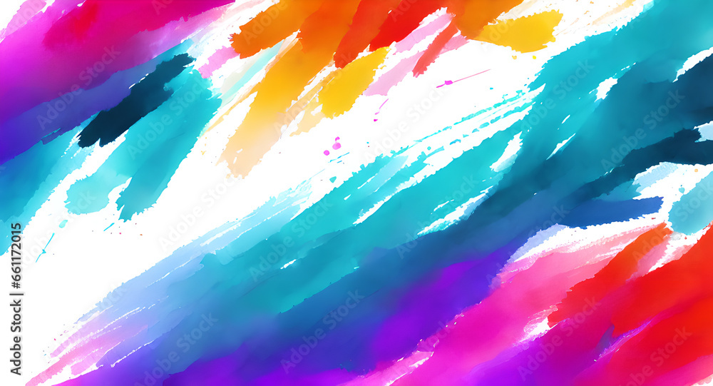 Fototapeta premium Abstract background with multicolored oil paints,Generative AI