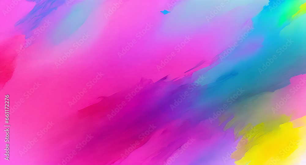 Abstract background with multicolored oil paints,Generative AI