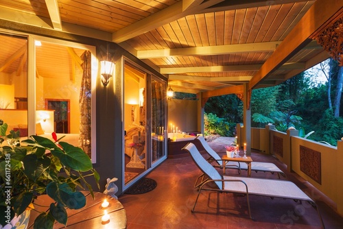 Free picture of beautiful deck on sunset view