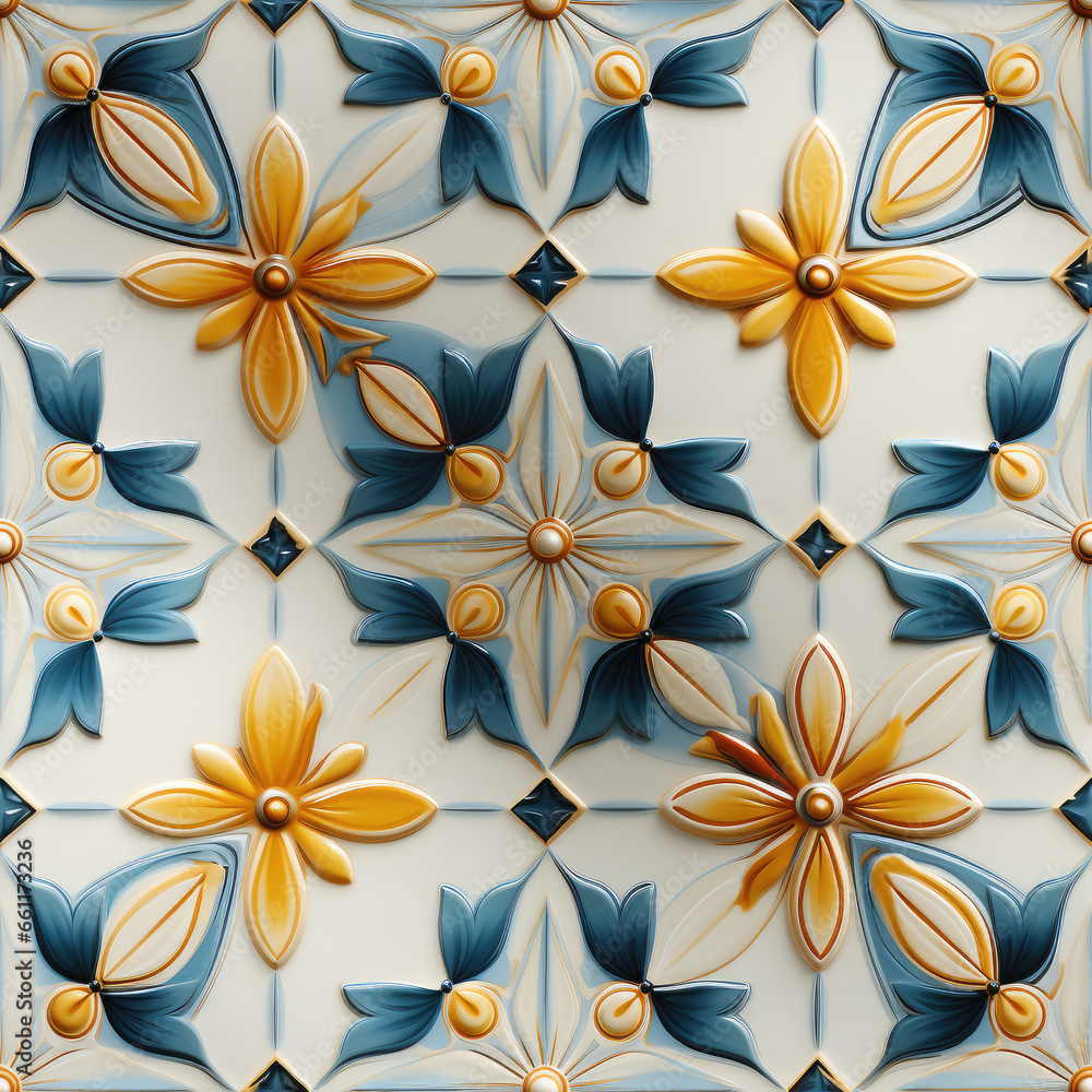 Ceramic tile colorful background repeat pattern Ceramic tile colorful background repeat pattern