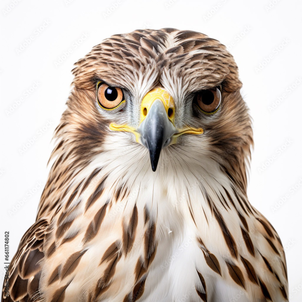 Portrait of a hawk, IA generated Portrait of a hawk, IA generated