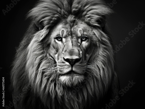 lion head portrait © B & G Media