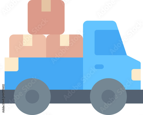 Pickup truck icon photo