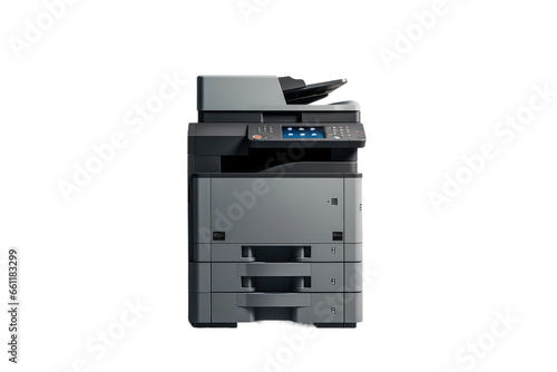 Isolated Commercial Copier on isolated background