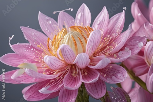 beautiful lotus flower in the garden beautiful lotus flower in the garden closeup of beautiful pink lotus flower with water drop in the garden