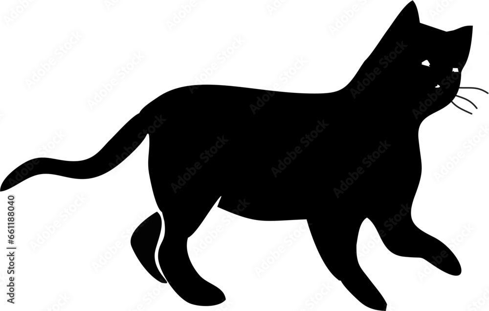 Halloween Scary Cat Vector