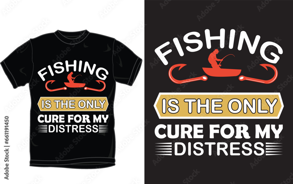 Fishing T-shirt design