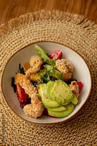 chicken and vegetable salad