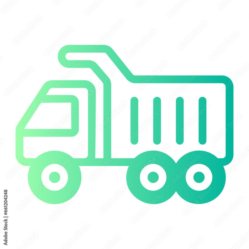 toy truck gradient icon toy truck gradient icon